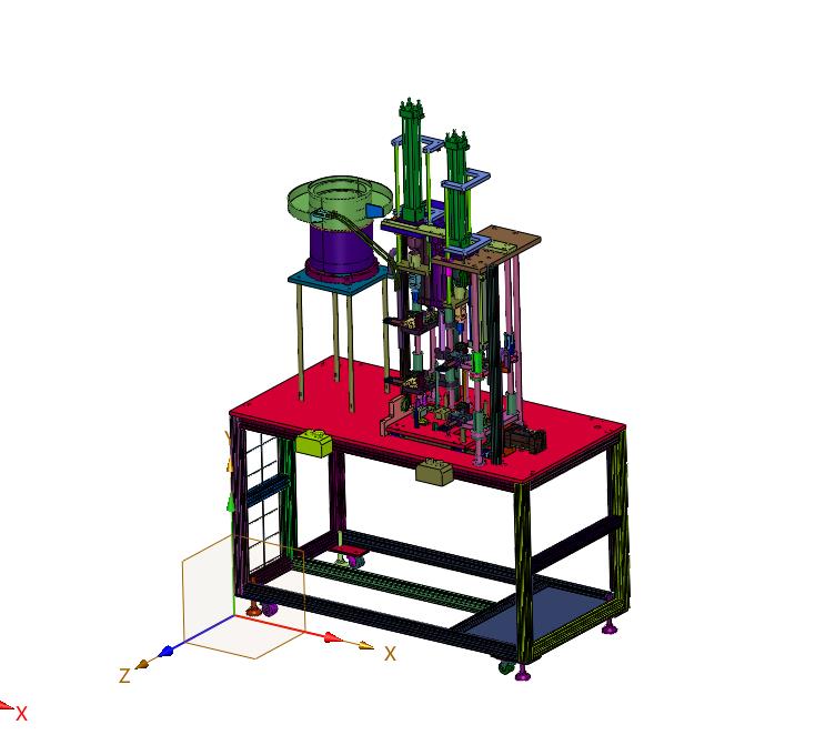 组装过程中定位销安装设备