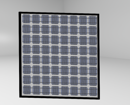 太阳能板3D模型