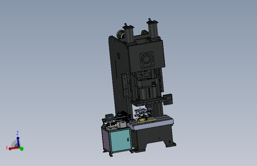 短款导电杆冲压