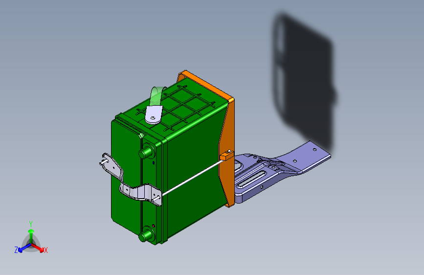 五菱宏光-蓄电池及其支架装置