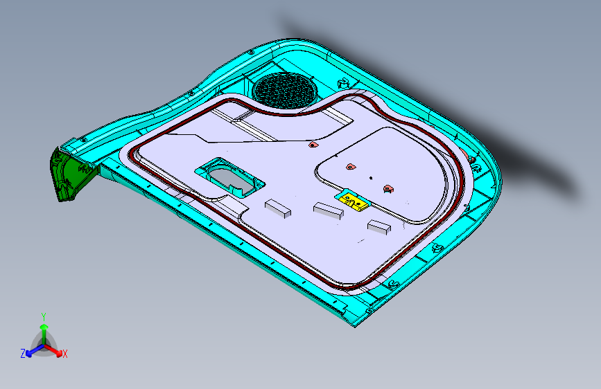 五菱宏光-门护板总成