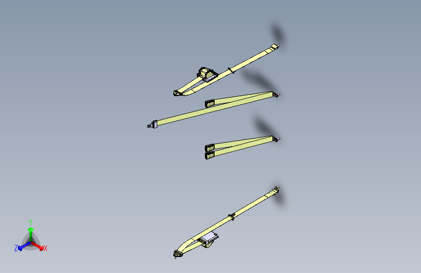 五十铃 700P轻卡 -MD-5812(后安全带)