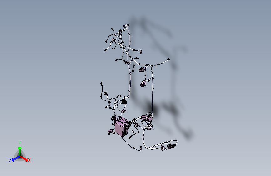 现代-IX45-发动机线束装置