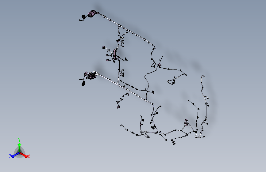 现代-IX45-车架线束装置