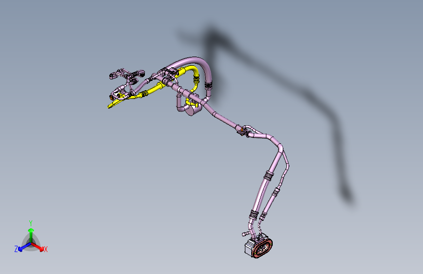 现代-IX45-制冷管路装置