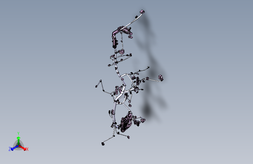 现代-IX45-仪表板及控制台线束装置