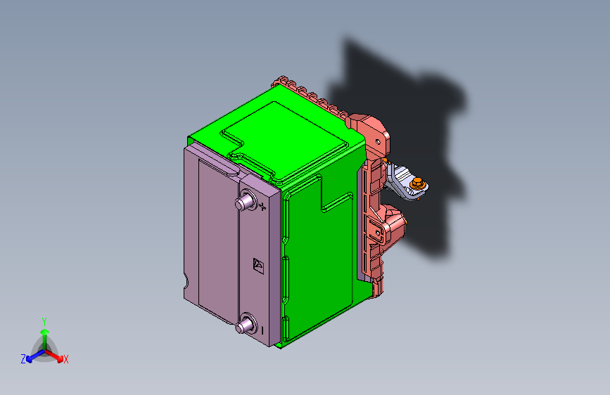 现代-IX45-蓄电池装置