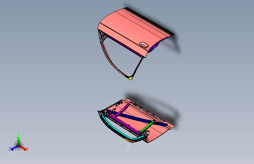 奥迪-A6L-开闭件-010301 - Front Door