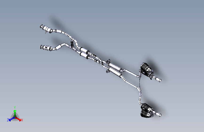 奥迪-A6L-底盘-090000 - Exhaust