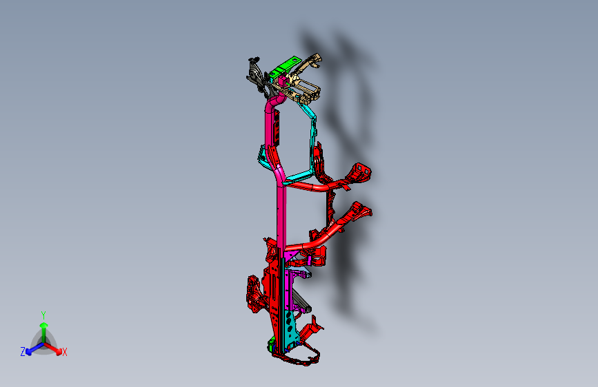 奥迪-A6L-车身-011201-IP Beam