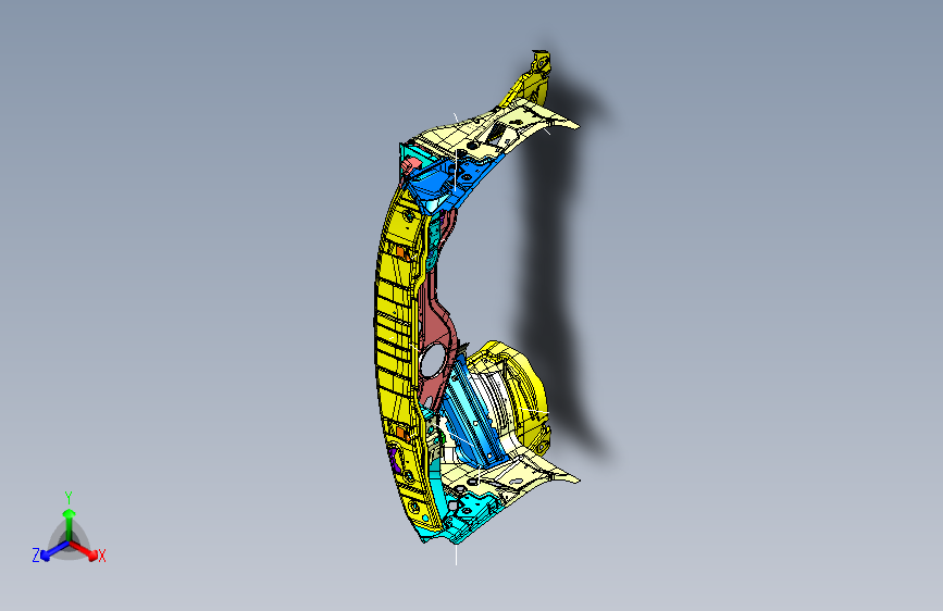 奥迪-A6L-车身-010102 - Dash and Cowl