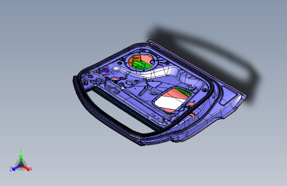 奥迪 -Q5-车身-220 side door&structure