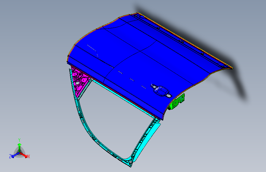 奥迪 -Q5-6101020-B01 右前门焊接总成