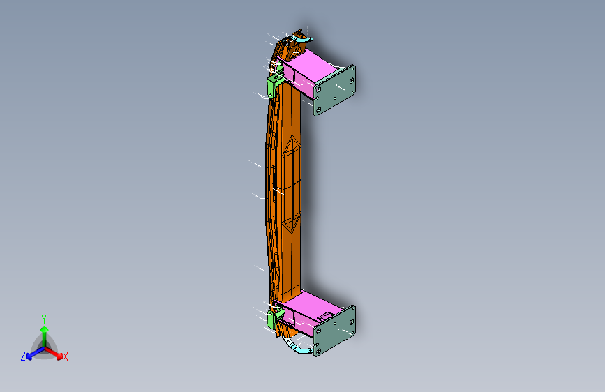 奥迪 -Q5-车身-2803005-B01 前保横梁总成装置