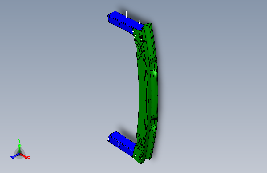 奥迪 -Q5-车身-2804005-B01 后保横梁总成装置