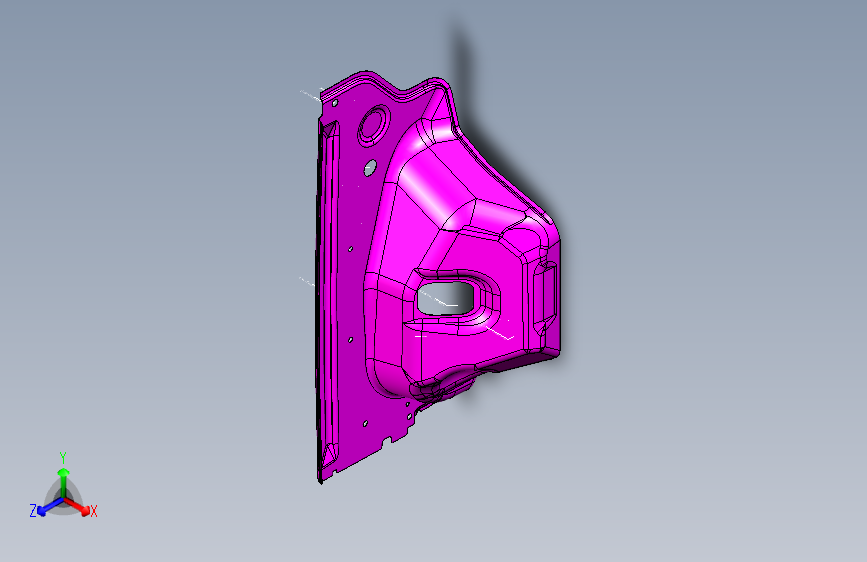 奥迪 -Q5-车身-5301001-B01 空气室前板总成装置