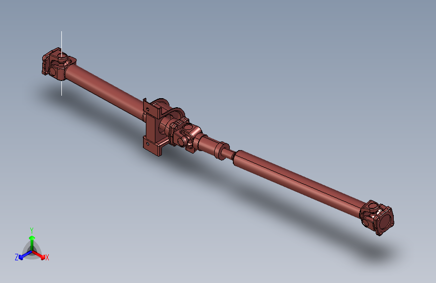 北汽-黑豹-1400-P1传动轴总成及安装