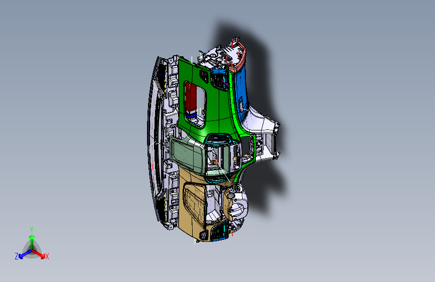 北汽-威旺M30S-53060000-J05 仪表板总成