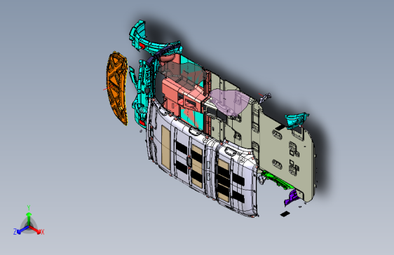北汽-威旺M30S-前地板-87020500-NVH