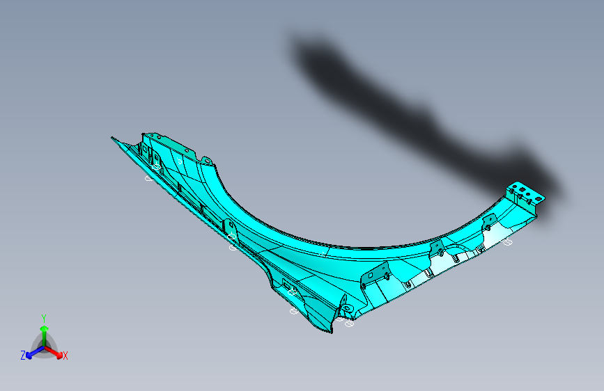 奔驰-A200-翼子板-FENDER