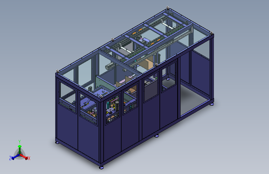 薄片类食品装箱机模型--201440-400