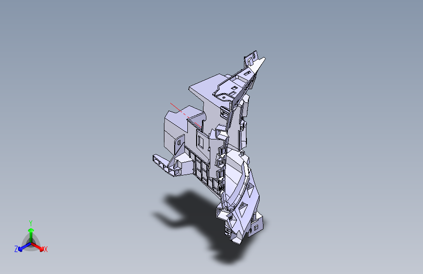 奔驰-Smart-BM-53060060-L01 右下护板总成