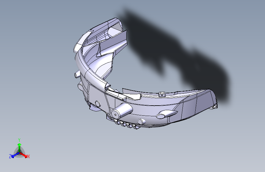 奔驰-Smart-BM-55120400-L01后轮罩衬板总成（右）