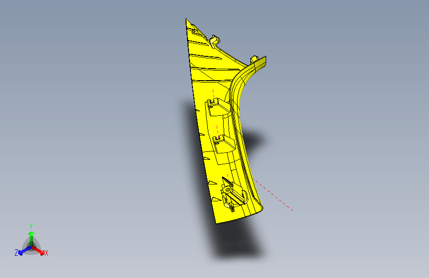 奔驰-Smart-BM-54020200-L01   A柱上护板总成（右）