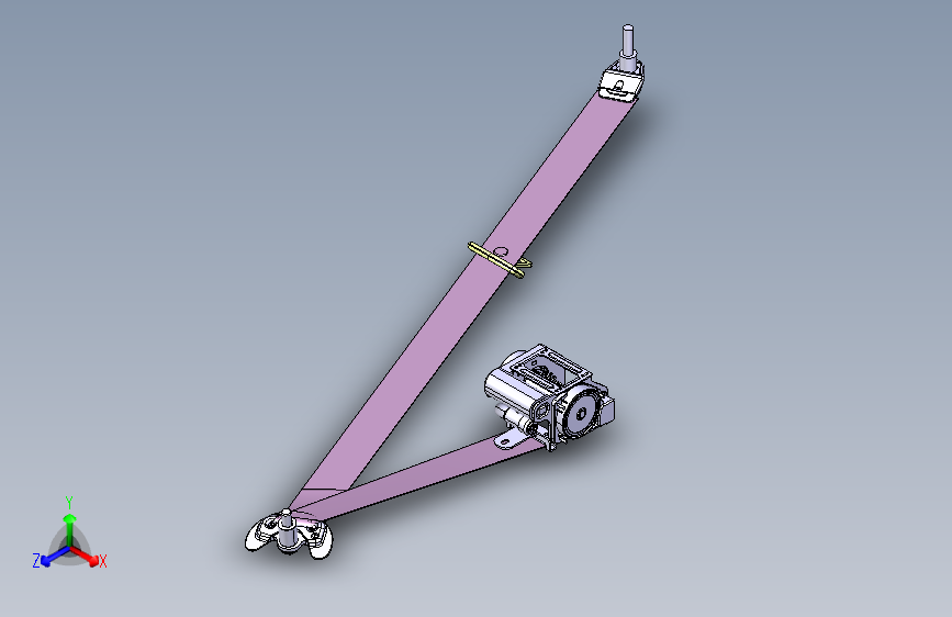 奔驰-Smart-BM-58110200-L01  前排卷收器总成（右）