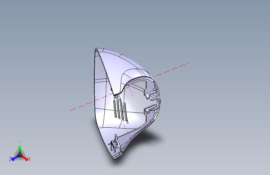 奔驰-Smart-BM-82010100-L01内后视镜本体总成