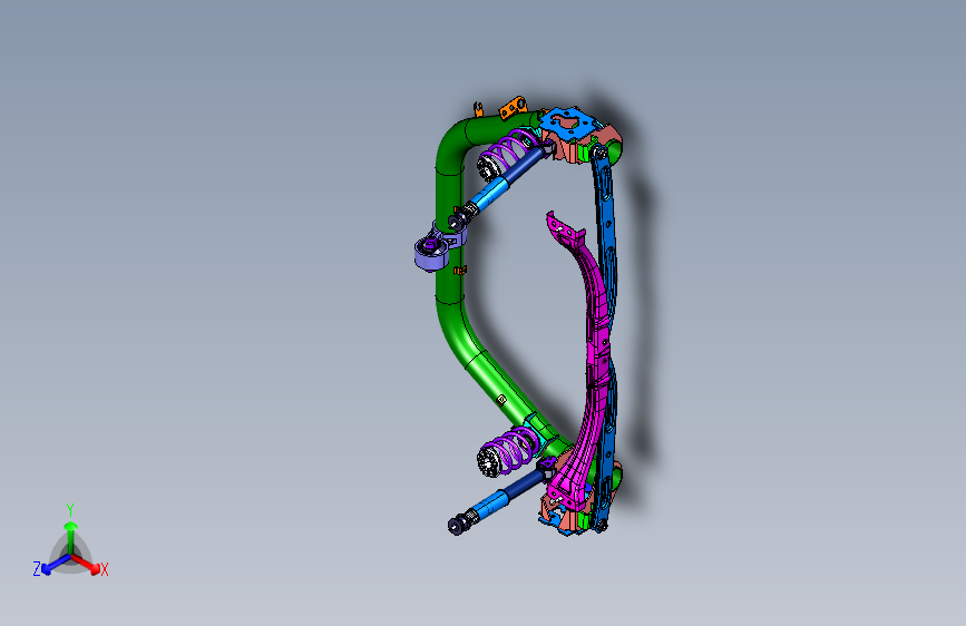 奔驰-Smart-2911-后悬架总成