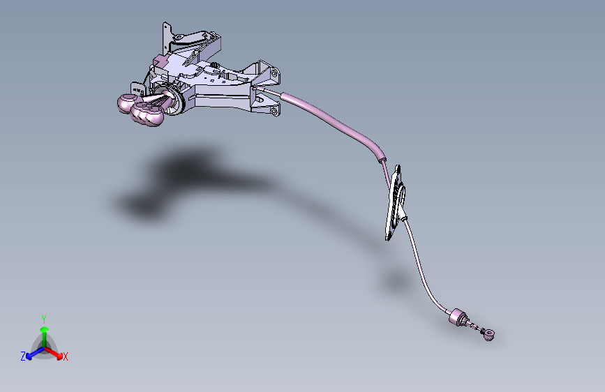 奔驰-Smart-1703-变速器换档操纵装置