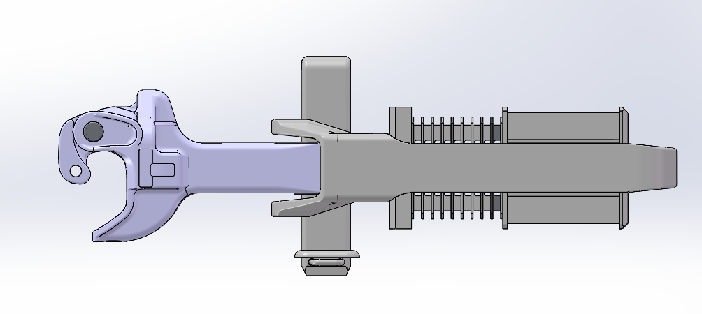 火车半自动车钩总成--1557008-100