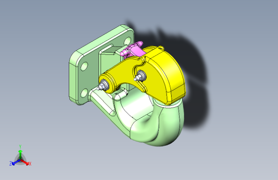 牵引钩模型-- 1550237-88