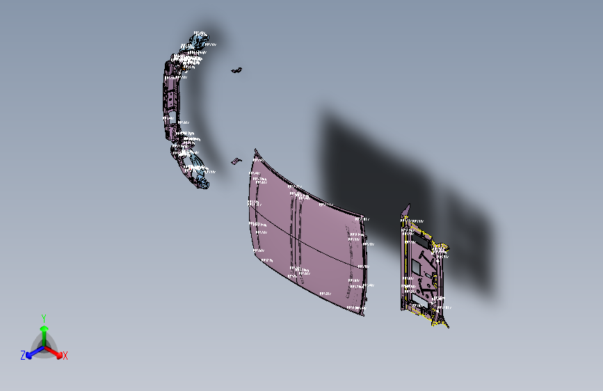 广汽-长丰-欧库曼-车身-白车身骨架