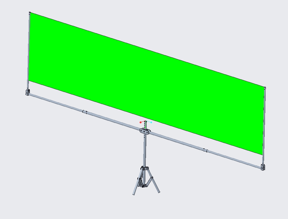 便携式羽毛球网架的设计含proe三维及9张CAD图+说明书650514