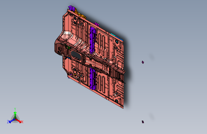 雪佛兰-crolorado库罗德-车身-5100 (body floor)