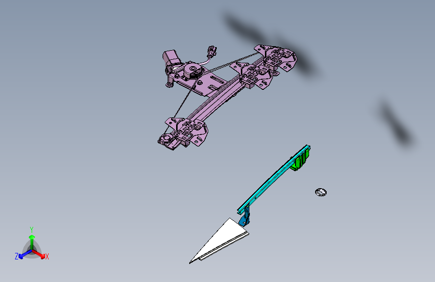 野马-B10-FNA6200002（后门附件装置-右）