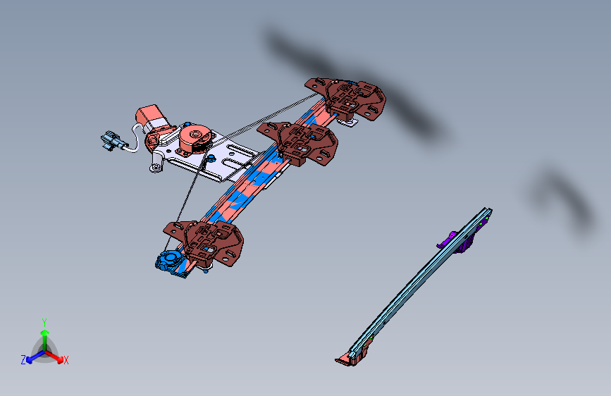野马-B10-FNA6100002（前门附件装置-右）