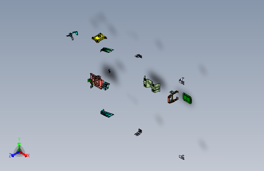 野马-B10-FNA5416001（黑漆件装置）