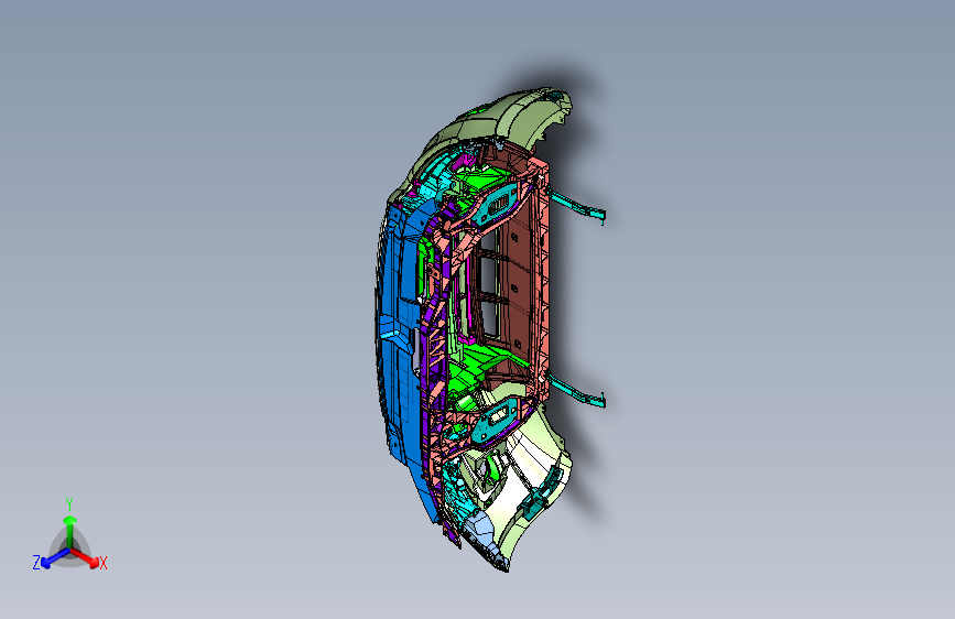 奥迪 -Q5-2803001 前保险杠总成装置