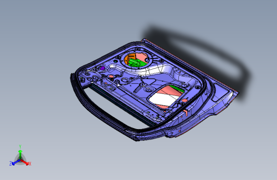 奥迪 -Q5-车身-220 side door&structure