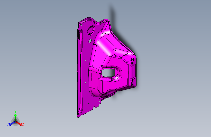 奥迪 -Q5-车身-5301001-B01 空气室前板总成装置