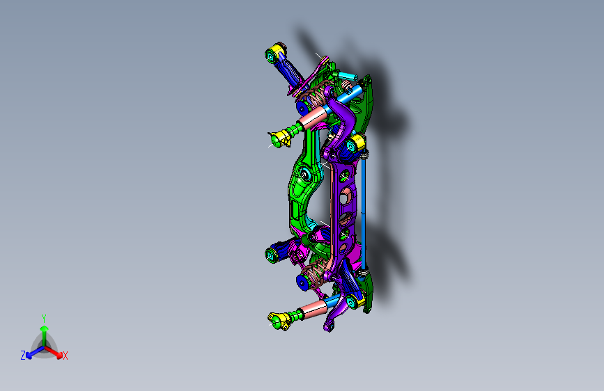 奥迪 -Q5-底盘-2911010 后悬架装置 3D
