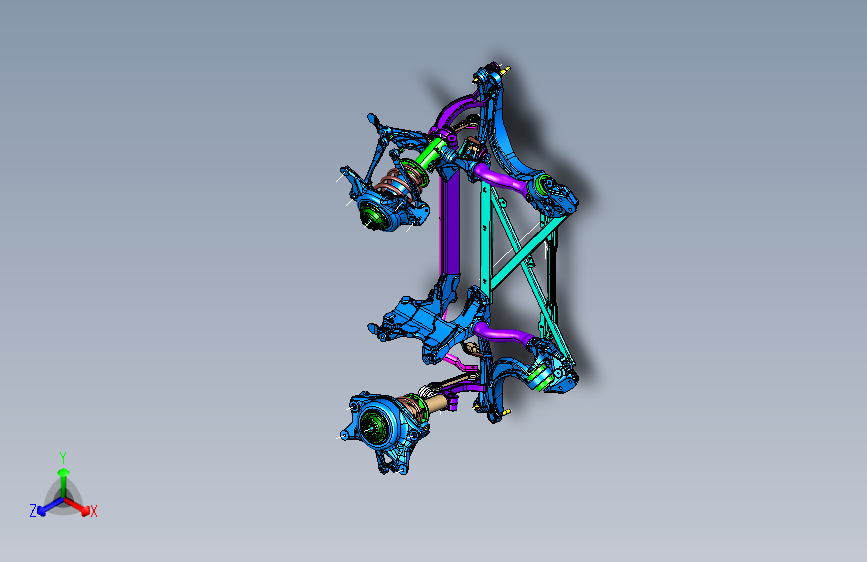 奥迪 -Q5-底盘-2901010 前悬架装置 3D