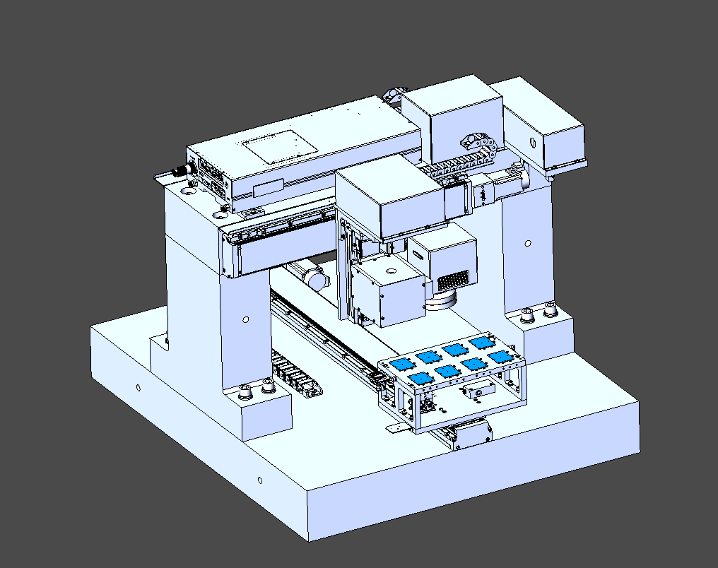 单滑轨激光焊接机构
