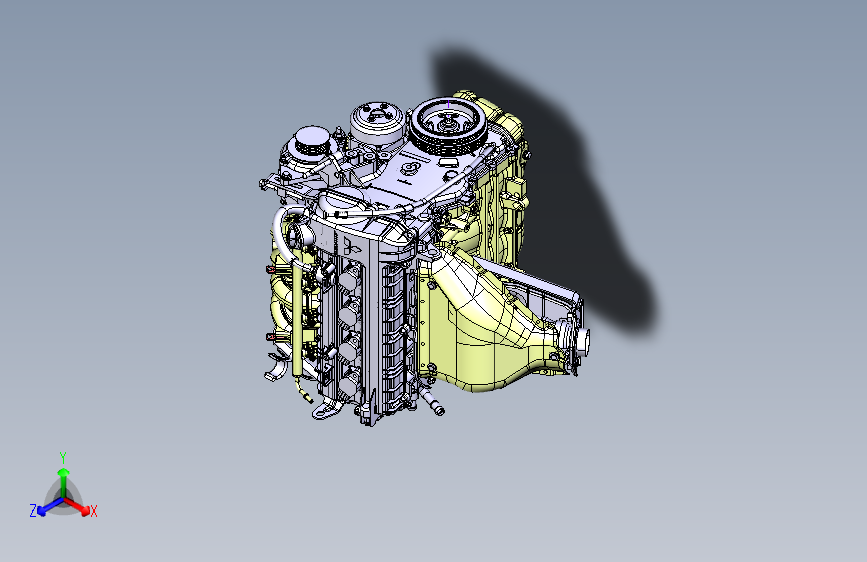 北汽 E150 -3D 动力总成装置R18