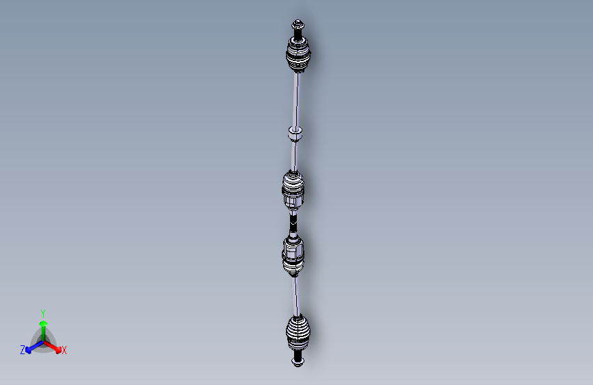 北汽 E150 -3D 驱动轴总成装置