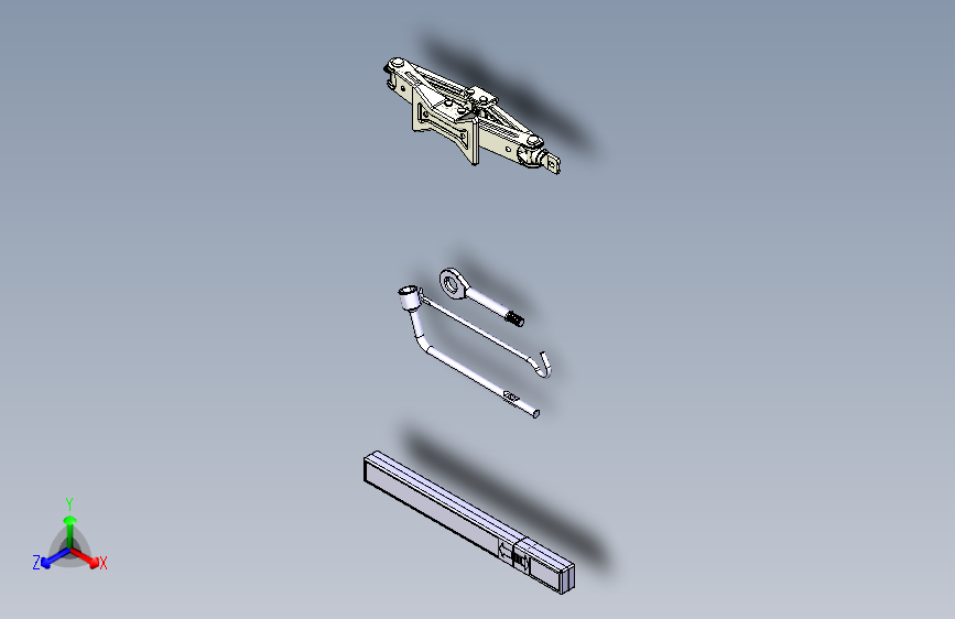 北汽 E150 -3D 随车工具及附件装置