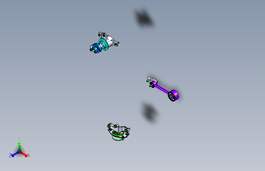 北汽 E150 -3D 悬置装置